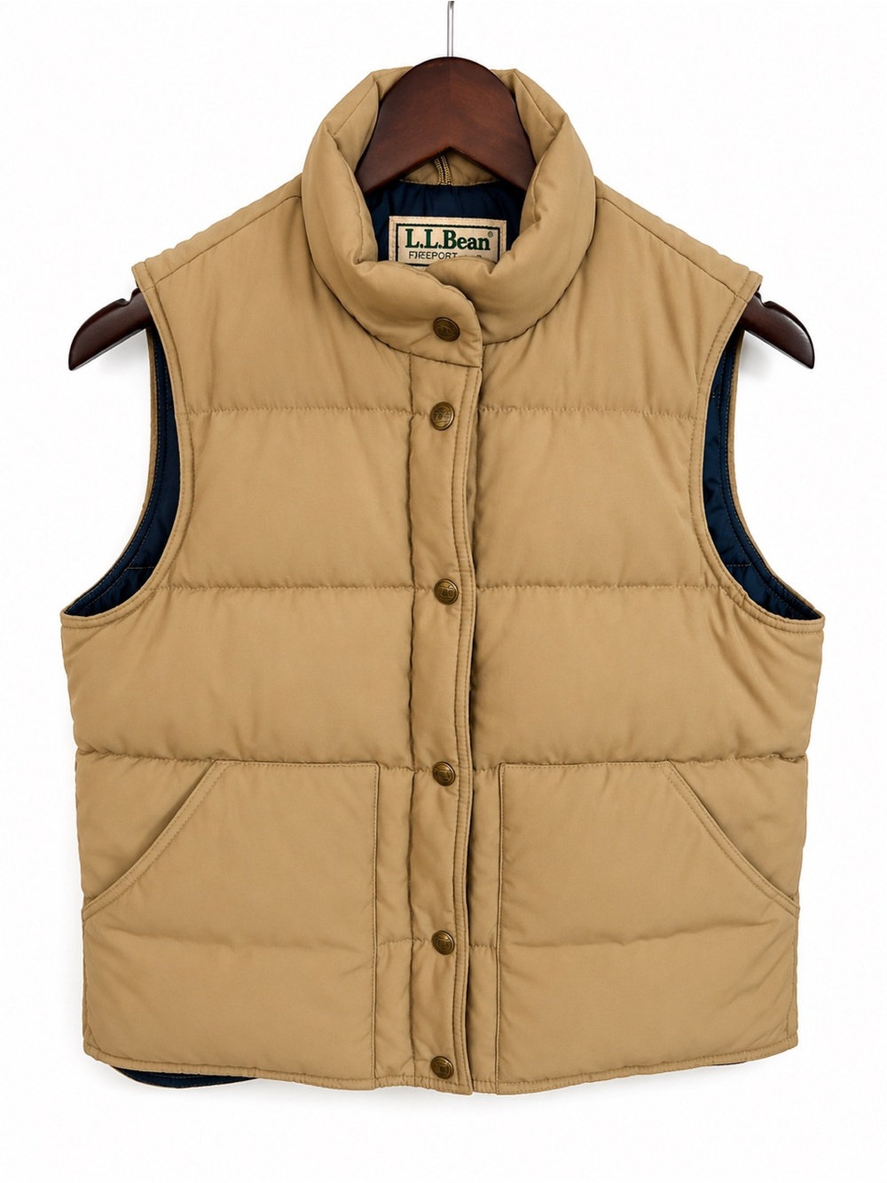 Vintage 70’s/80’s L.L.Bean Quilted Puffer Vest in Khaki
